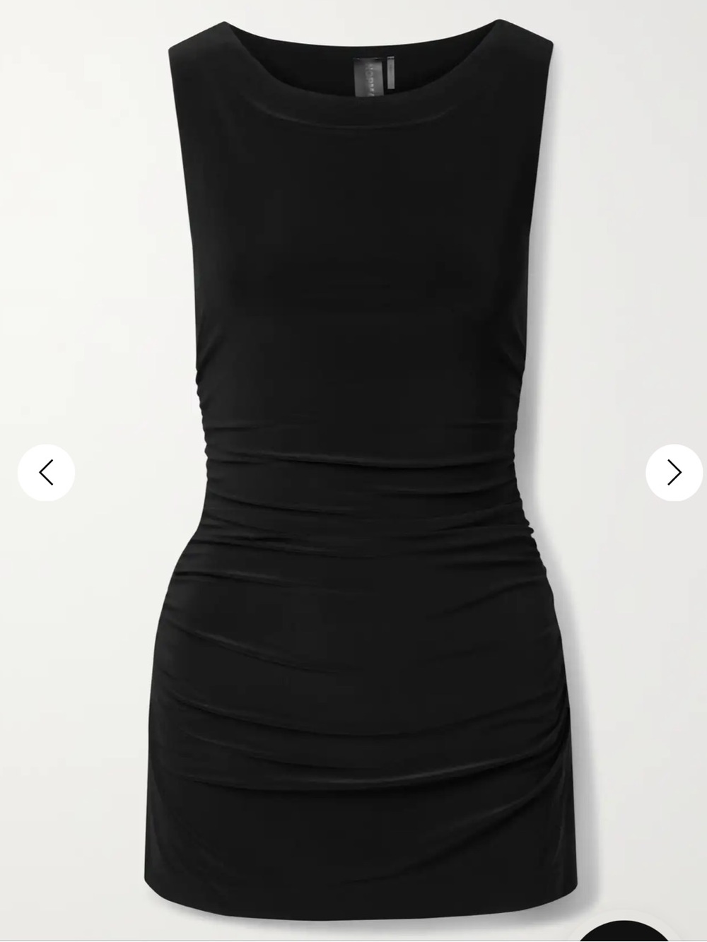 Norma Kamali Black Pickleball Dress